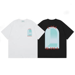 Casablanca T SHIRTS High-quality pure cotton streetwear