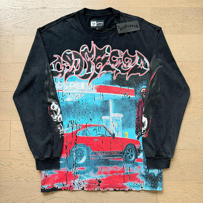 Godspeed Long Sleeved Shirt 260g pure cotton fabric