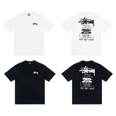 Stussy T shirts High-quality 260g pure cotton double yarn fabric