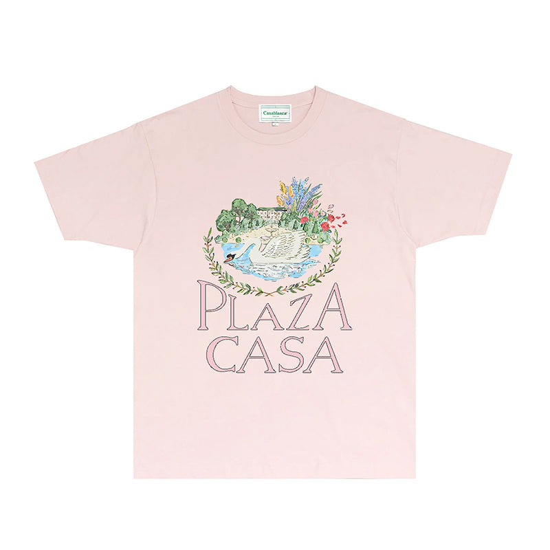 Casablanca T Shirts Street High-quality pure cotton