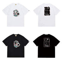 Bathing ape Bape T Shirts High-quality 100% cotton streetwear
