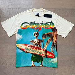 Godspeed T Shirts statue of Liberty 100% pure cotton 260g fabric