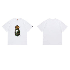 Bathing ape Bape T Shirts High-quality 100% cotton streetwear
