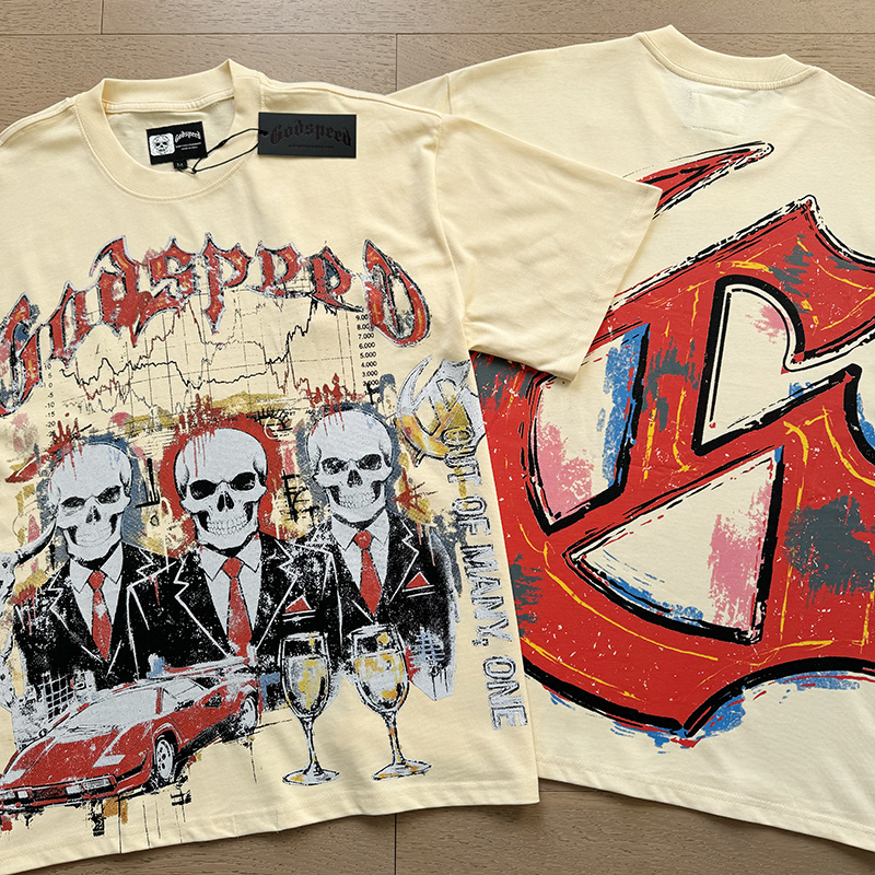 Godspeed T Shirts 100% pure cotton 260g fabric