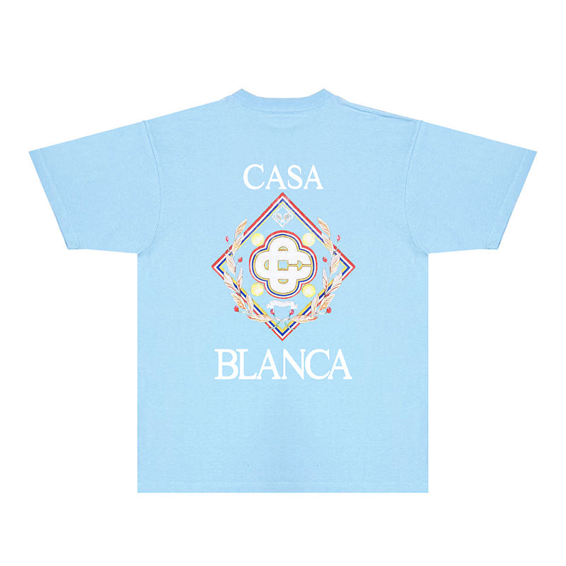 Casablanca T Shirts Street High-quality pure cotton