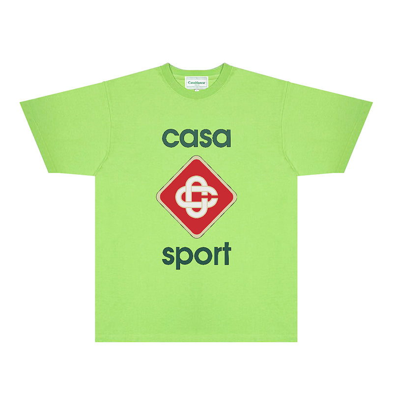 Casablanca T Shirts Street High-quality pure cotton