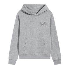 Amiri Hoodie Purple-outlined font