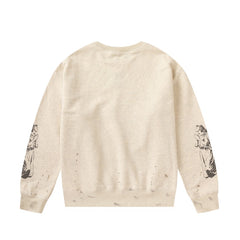 Saint Michael Printed Cotton Sweatshirt