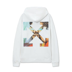 OW character oil painting arrow pattern pullover hooded sweater