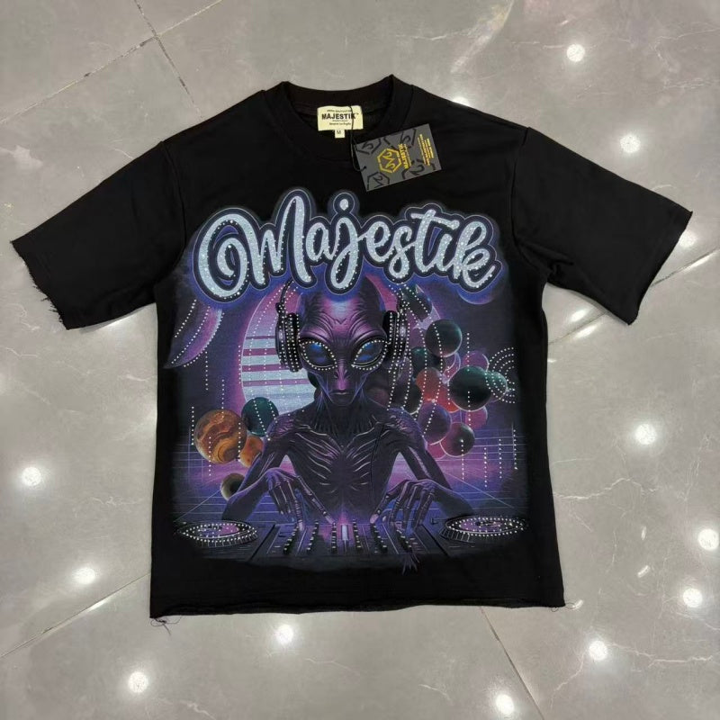MAJESTIK T Shirts Loose fit 100% cotton