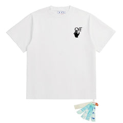 OFF WHITE T SHITRS High-quality 100% pure cotton streetwear