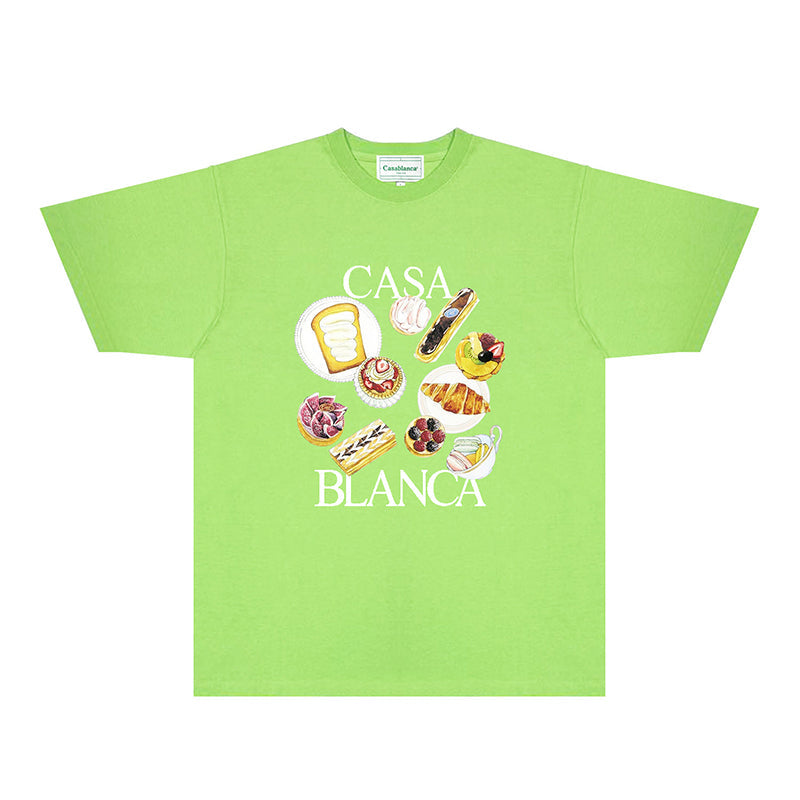 Casablanca T Shirts Street High-quality pure cotton