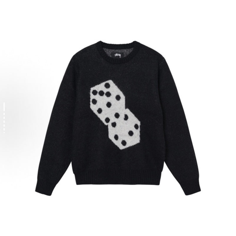 Stussy Sweater High-quality knitwear for autumn winter stripe