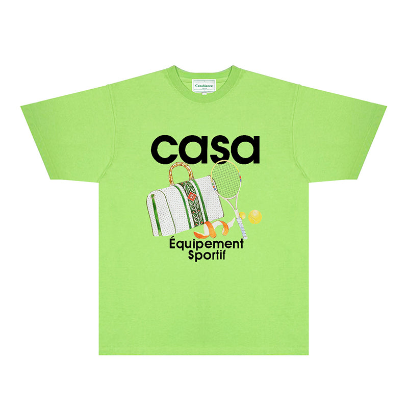 Casablanca T Shirts Street High-quality pure cotton
