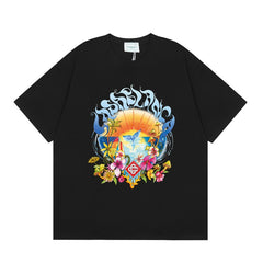 Casablanca T SHIRTS High-quality pure cotton streetwear