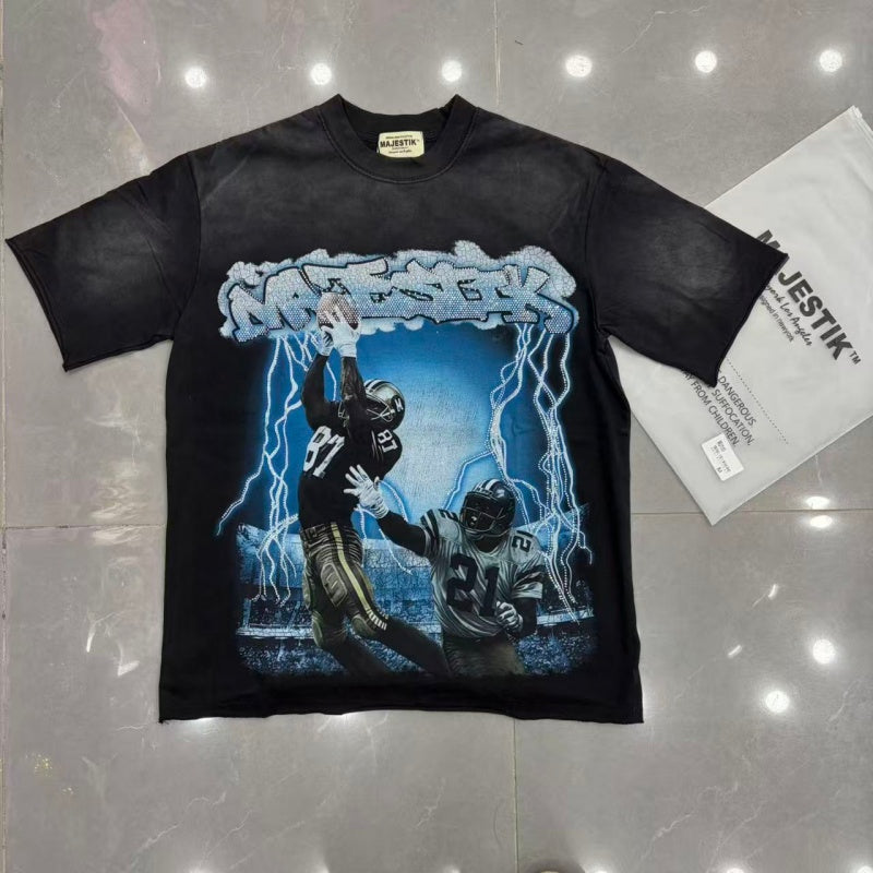 MAJESTIK T Shirts Loose fit 100% cotton