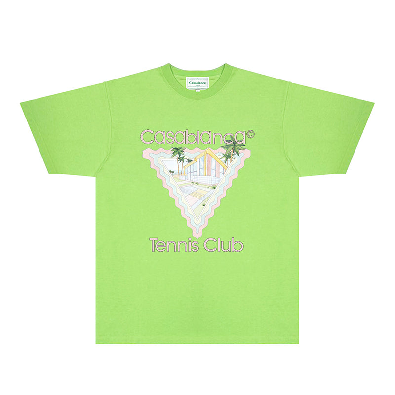 Casablanca T Shirts Street High-quality pure cotton