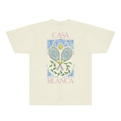 Casablanca T Shirts Street High-quality pure cotton