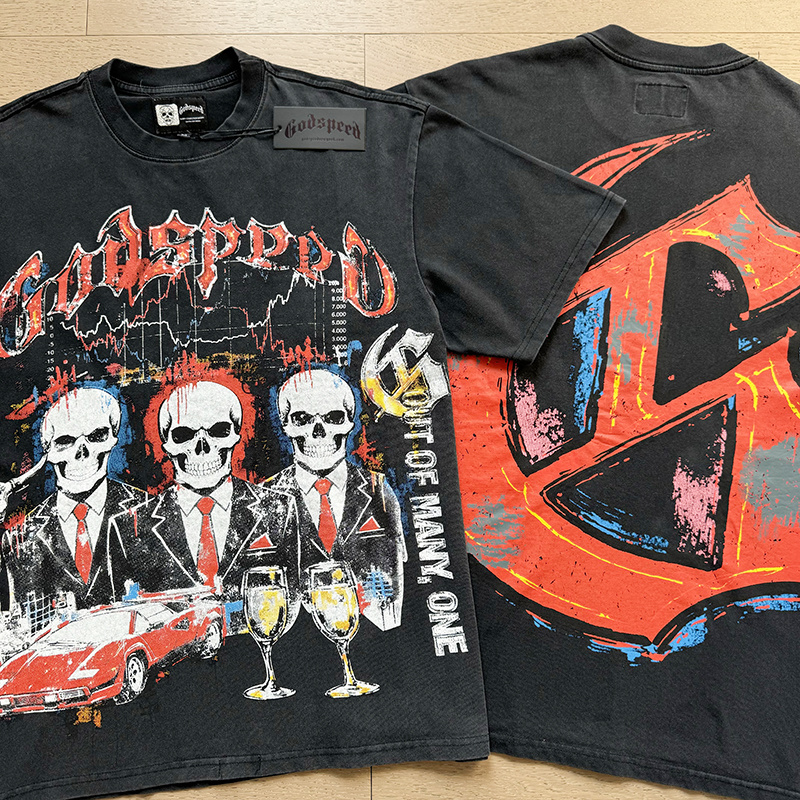 Godspeed T Shirts 100% pure cotton 260g fabric