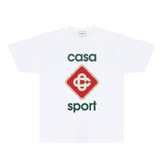 Casablanca T Shirts Street High-quality pure cotton
