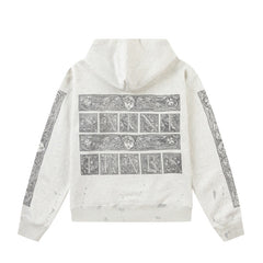 Saint Michael hoodie with printed design - fashionable