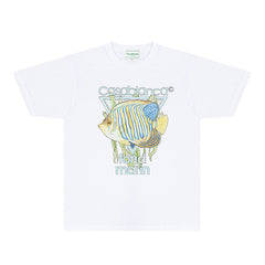 Casablanca T Shirts Street High-quality pure cotton