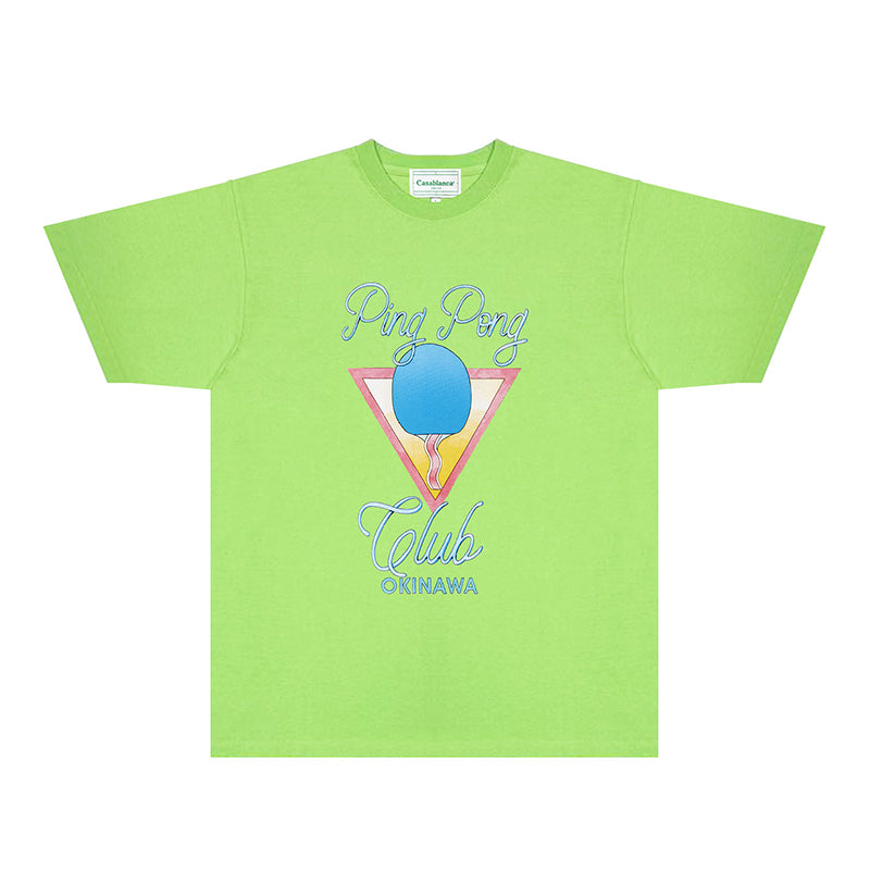 Casablanca T Shirts Street High-quality pure cotton