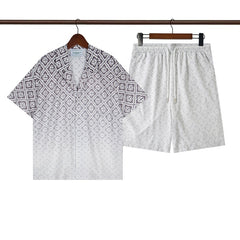 Casablanca Beach Shirt & Shorts Set Casual Summer Vacation/Travel Wear (Sold Separately)