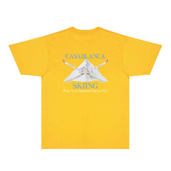 Casablanca T Shirts Street High-quality pure cotton