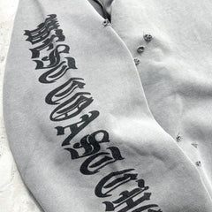 Unisex Vintage Hoodie Saint West Coast Chopper Limited Edition Washed & Distressed Hoodie ¨C Featuring multi-zone handcrafted distressing and a heavyweight fabric with an enzyme-milled, faded wash finish.