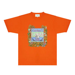 Casablanca T Shirts Street High-quality pure cotton
