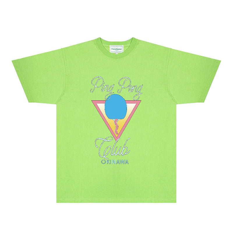 Casablanca T Shirts Street High-quality pure cotton