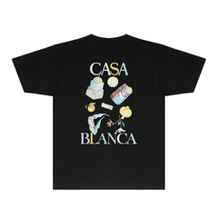 Casablanca T Shirts Street High-quality pure cotton
