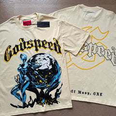 Godspeed T-Shirt Retro Fantasy Pattern
