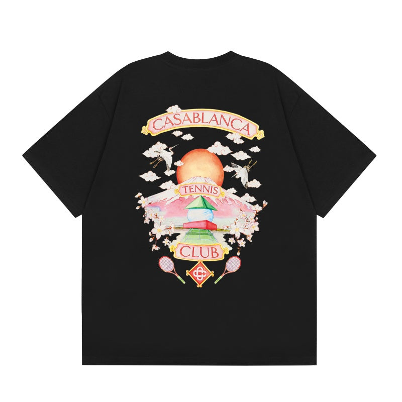 Casablanca T SHIRTS High-quality pure cotton streetwear