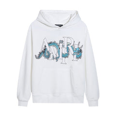 Amiri Hoodie Dragon Entwined