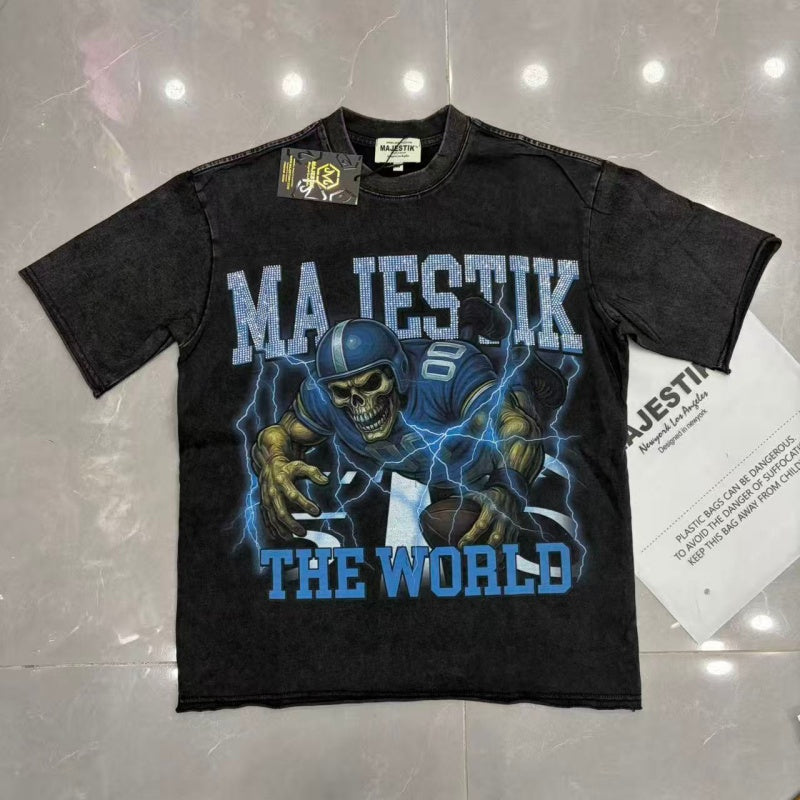 MAJESTIK T Shirts Loose fit 100% cotton