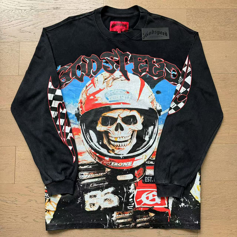 Godspeed Long Sleeved Shirt 260g pure cotton fabric