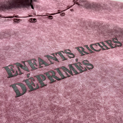 Unisex Vintage Hoodie Hand-distressed craftsmanship; Asute enzyme-wash finish for a natural, faded look.