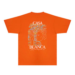 Casablanca T Shirts Street High-quality pure cotton