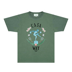 Casablanca T Shirts Street High-quality pure cotton