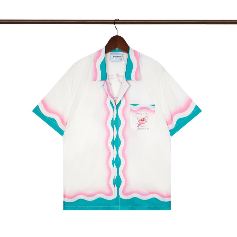 Casablanca Beach Shirt & Shorts Set Casual Summer Vacation/Travel Wear (Sold Separately)