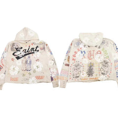 Saint Michael hoodie with printed design - fashionable
