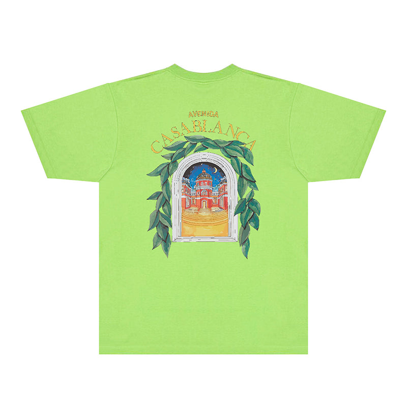 Casablanca T Shirts Street High-quality pure cotton
