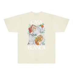Casablanca T Shirts Street High-quality pure cotton