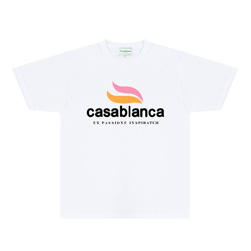 Casablanca T Shirts Street High-quality pure cotton