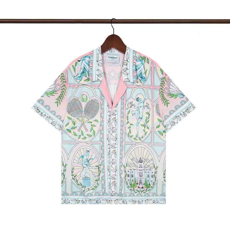Casablanca Beach Shirt & Shorts Set Casual Summer Vacation/Travel Wear (Sold Separately)