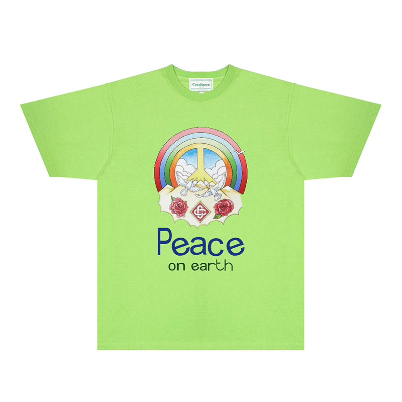 Casablanca T Shirts Street High-quality pure cotton
