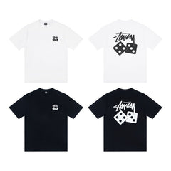 Stussy T shirts High-quality 260g pure cotton double yarn fabric