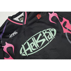 HS Long Sleeve Shirts Hip-hop loose oversize